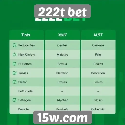 Métodos de pagamento disponíveis no 222t bet